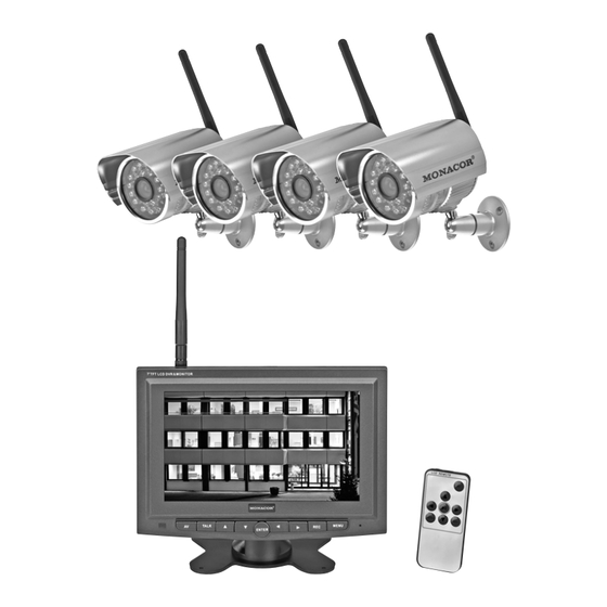 Monacor Security DVT-440SET Mode D'emploi