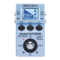 Zoom MULTISTOMP MS-70CDR Mode D'emploi