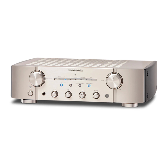 Marantz PM8004 Mode D'emploi