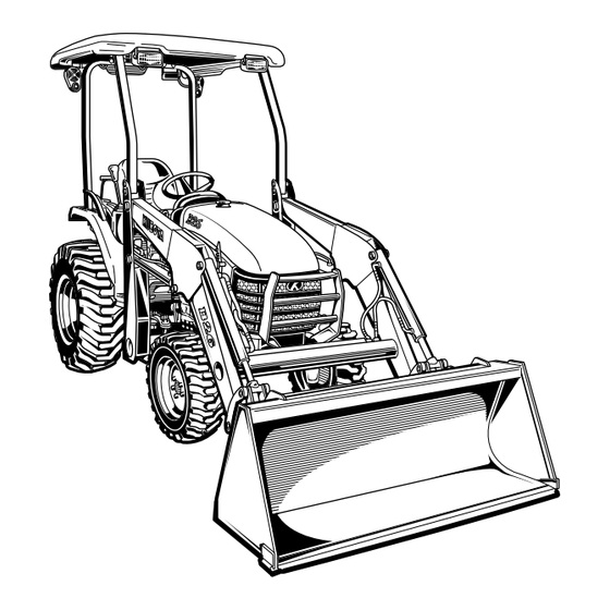 Kubota B26TL Manuel De L'utilisateur