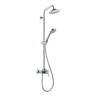 Hansgrohe Showerpipe Croma 100 27154000 Mode D'emploi