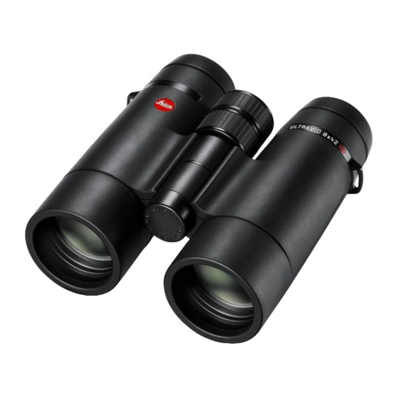 Leica ULTRAVID HD-PLUS 8x32 Notice D'utilisation