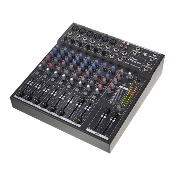 thomann the t.mix xmix 1202 FX USB Notice D'utilisation