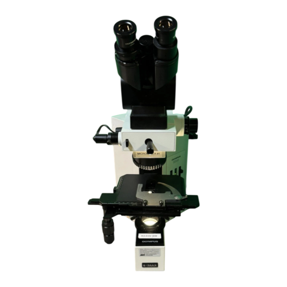 Olympus BX-SDO Mode D'emploi