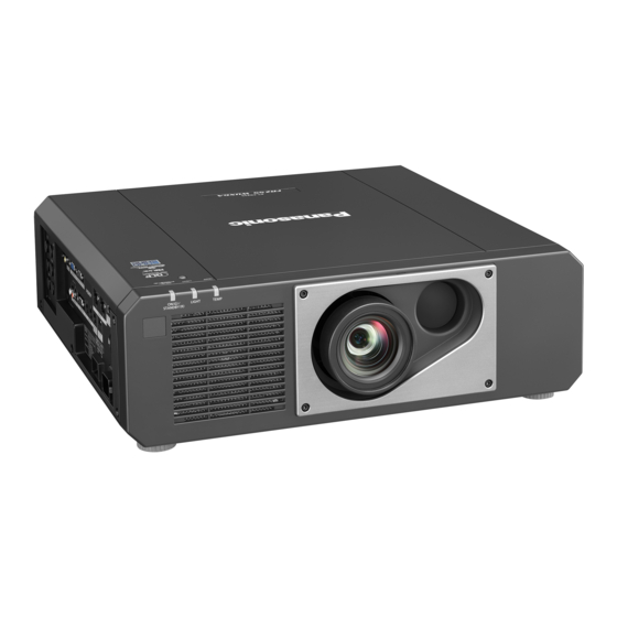 Panasonic PT-FRZ55 Manuel D'utilisation