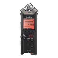 Tascam DR-22WL Mode D'emploi