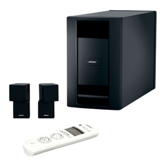 Bose LIFESTYLE HOMEWIDE Notice D'utilisation