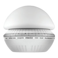 HoMedics SOUNDSPA ENLIVEN Manuel D'instruction