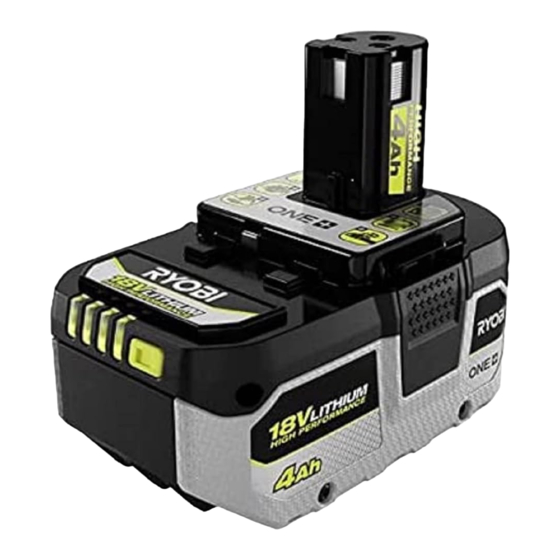 Ryobi ONE+ PBP004 Manuel D'utilisation