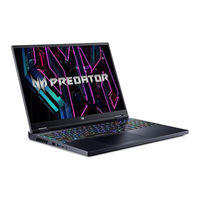 Acer Predator Helios 18 Manuel D'utilisation