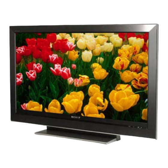 Sony BRAVIA KDL-40W3000AEP Mode D'emploi