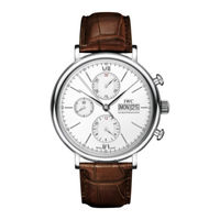 iwc PORTOFINO CHRONOGRAPH Mode D'emploi