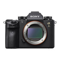 Sony Aplha ILCE-9 Mode D'emploi