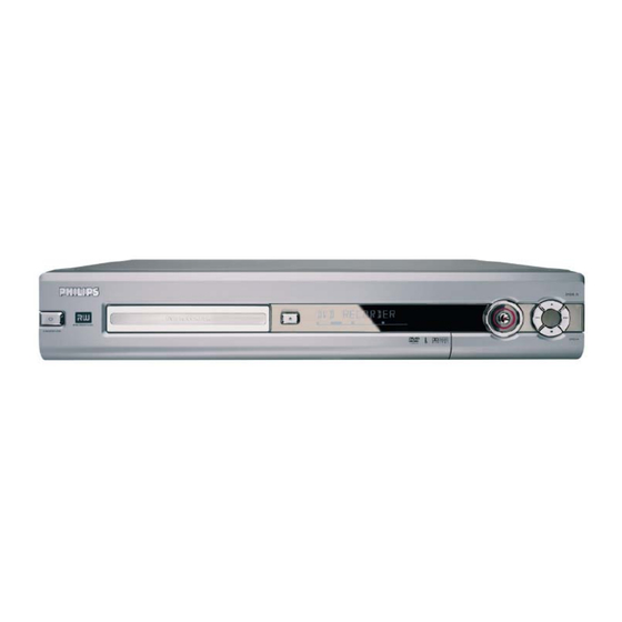 Philips DVDR 75 + PACK 5 DVD Mode D'emploi