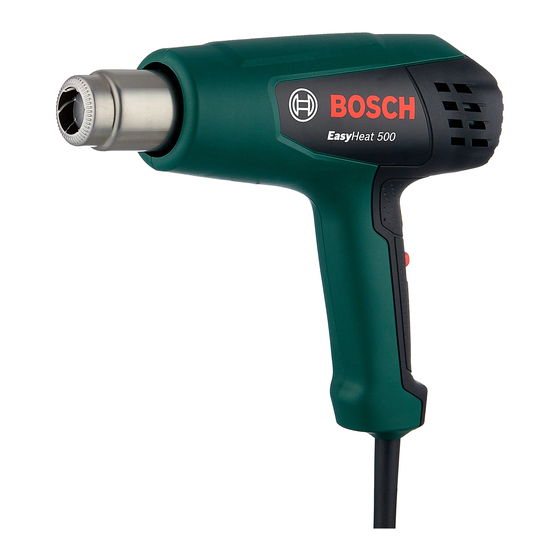 Bosch EasyHeat 500 Notice Originale