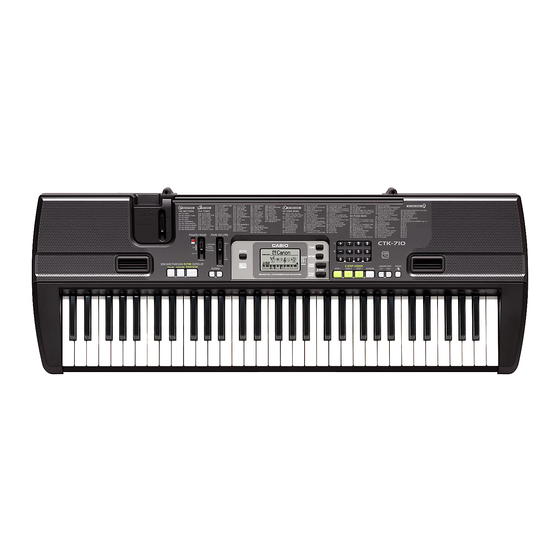 Casio CTK-710 Mode D'emploi