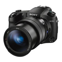 Sony Cyber-shot DSC-RX10M3 Comment Utiliser