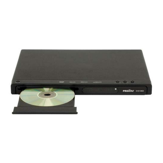 Proline DVD1460X Manuel D'utilisation