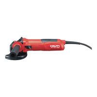 Hilti AG 125-19SE Mode D'emploi