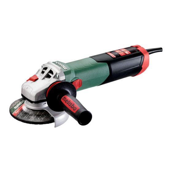 Metabo WEA 19-125 Q M-BRUSH IK Notice Originale