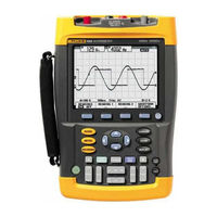 Fluke ScopeMeter 192B Mise En Route