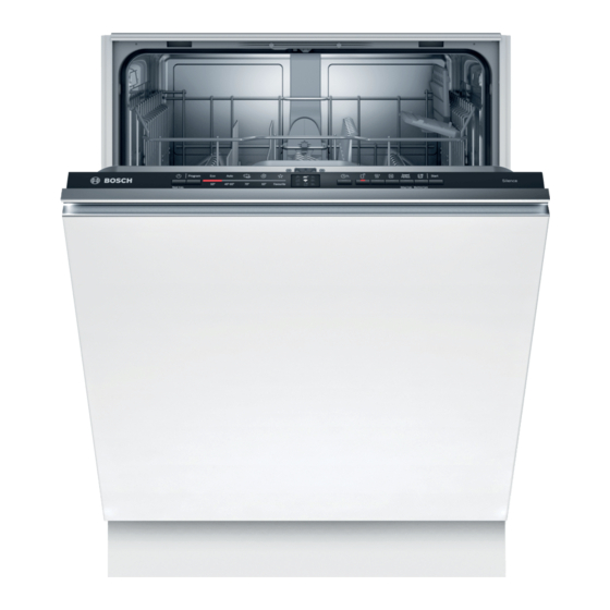 Bosch SMV2ITX18E Manuel D'utilisation