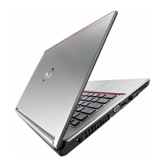 Fujitsu LIFEBOOK E736 LIFEBOOK E746 Guide De Démarrage Rapide