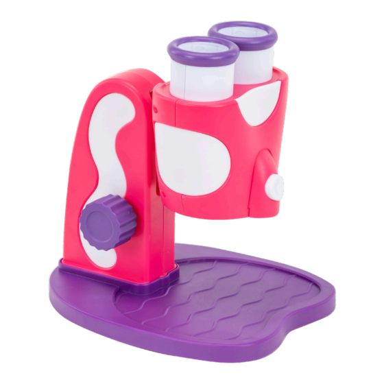Learning Resources GeoSafari Jr My First Microscope Mode D'emploi