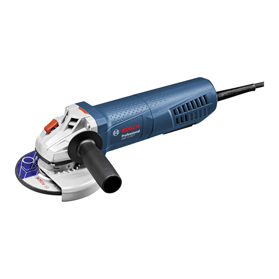 Bosch GWS Professional 11-125 Notice Originale