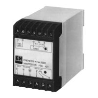 Endress+Hauser nivotester FTC 421 Instructions De Montage Et De Mise En Service