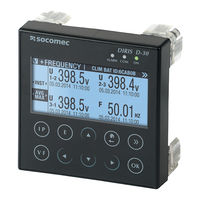 Socomec DIRIS D-30 Notice D'utilisation