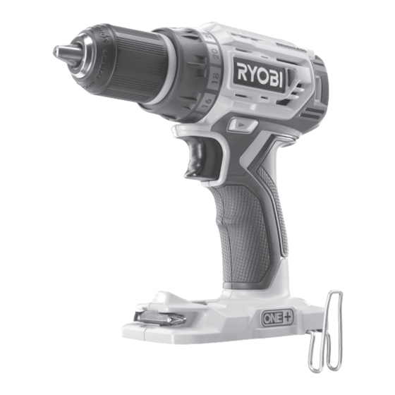Ryobi R18DD7 Traduction Des Instructions Originales