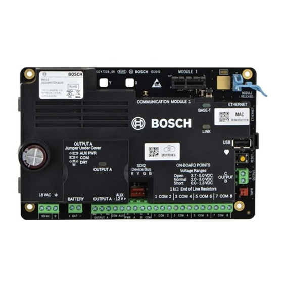 Bosch B6512 Manuel D'installation