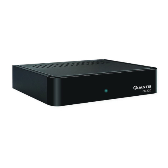 Quantis QE420 Manuel D'utilisation