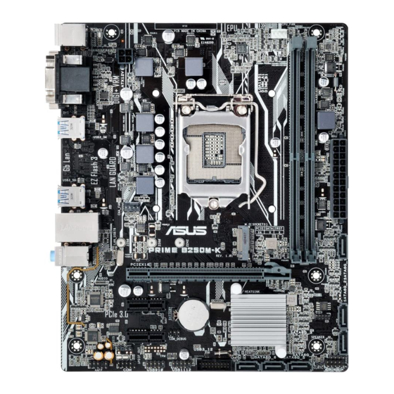 Asus PRIME B250M-K Mode D'emploi