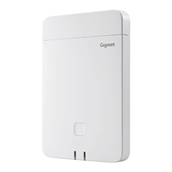 Gigaset N870 IP PRO Configuration Et Utilisation