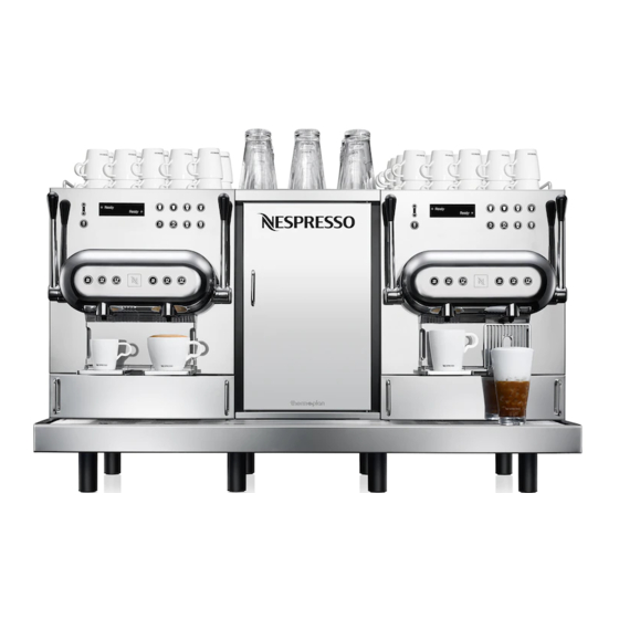 Thermoplan Nespresso AGUILA400 Manuel D'utilisation