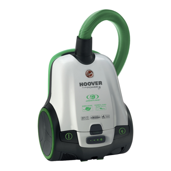 Hoover Pure power Green-ray TGP 1410 Mode D'emploi