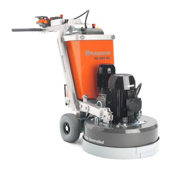 Husqvarna PG 680 Manuel D'utilisation