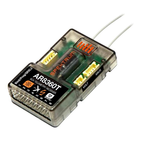 Spektrum AR8360T AS3X SAFE Mode D'emploi