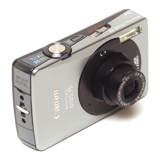 Canon Digital IXUS 75 Guide D'utilisation