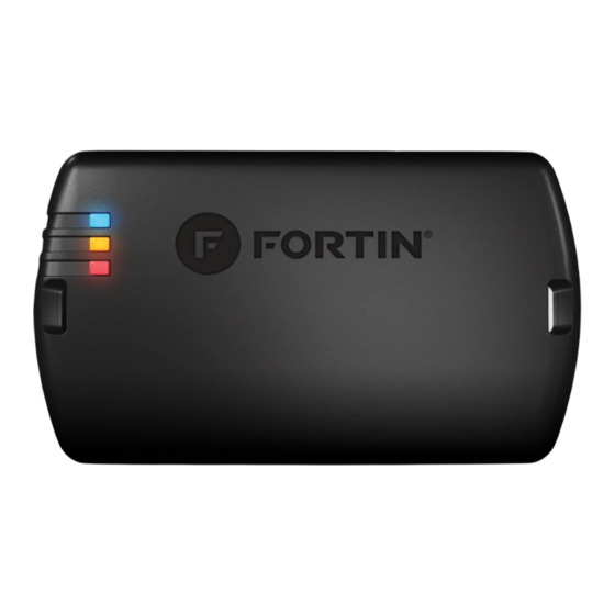 Fortin evo RIDE 80 bit SA Manuel