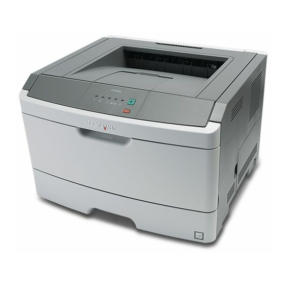 Lexmark E260 Guide De Référence Rapide