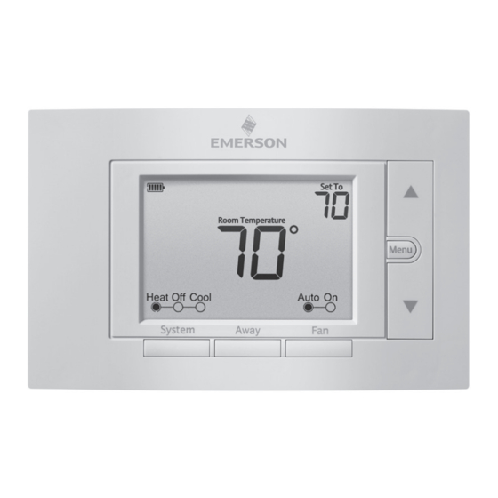 Emerson 1F85U-22NP Instructions D'installation Et D'utilisation