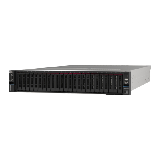 Lenovo ThinkSystem SR650 V3 7D75 Guide De Maintenance