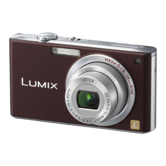 Panasonic Lumix DMC-FX33 Mode D'emploi