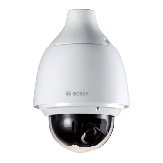 Bosch AUTODOME IP starlight 5000i Guide D'installation