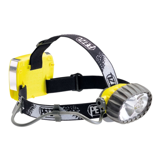 Petzl DUO LED 5 Mode D'emploi