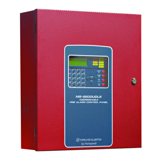 Honeywell FIRE-LITE ALARMS MS-9200UDLS Mode D'emploi