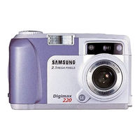 Samsung Digimax 220 SE Mode D'emploi